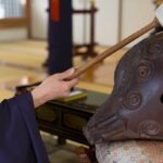 陽光院の朝のおつとめ