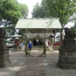 六角橋杉山神社茅の輪くぐり