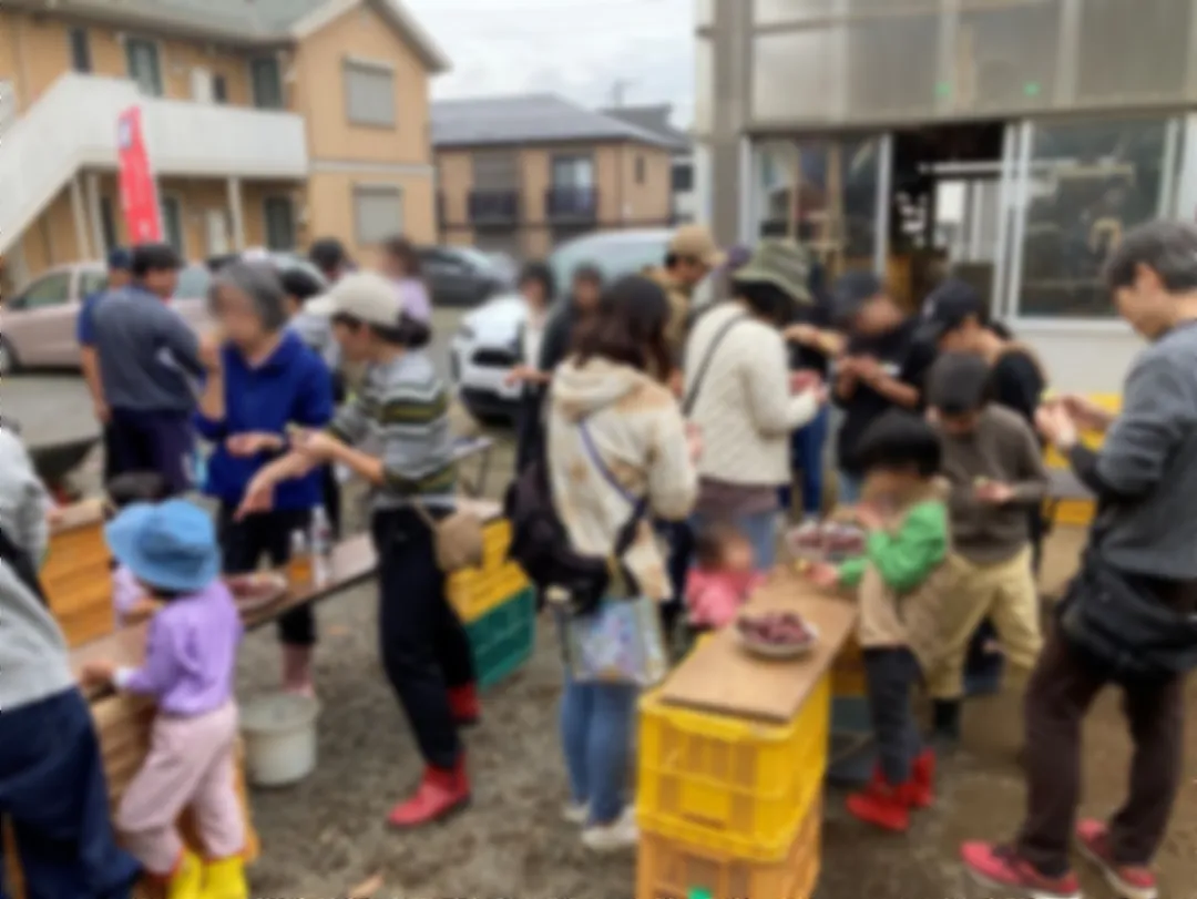 焼き芋大会の様子