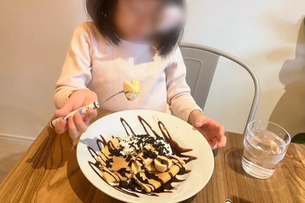 子どもも大好きなクレープ