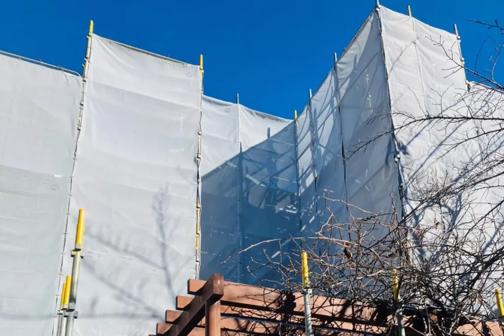 神大寺中央公園の工事