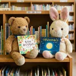 人形が図書館にお泊まり