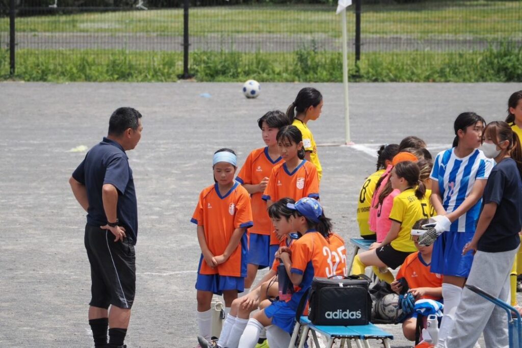 かもめSC、試合合間の様子