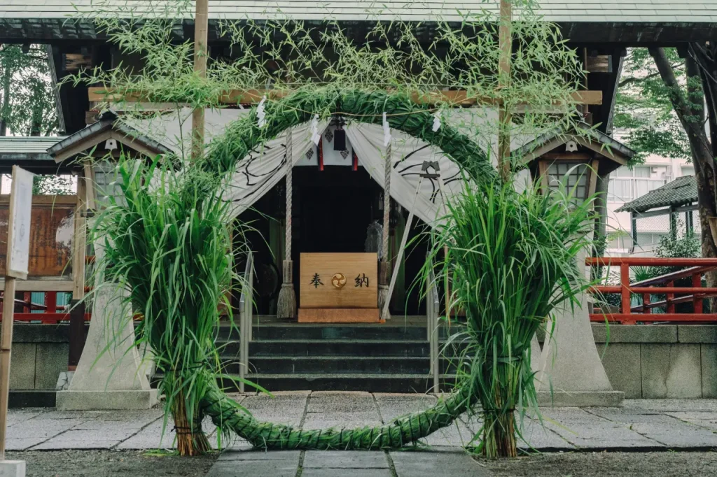 夏越大祓の茅の輪