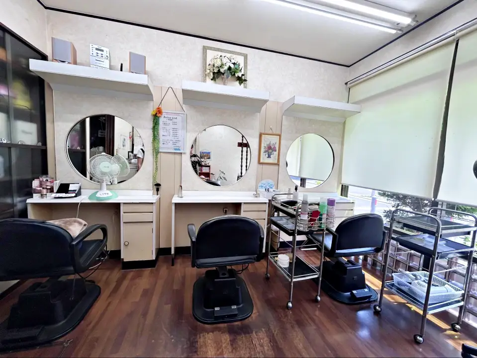 ユー美容室の店内