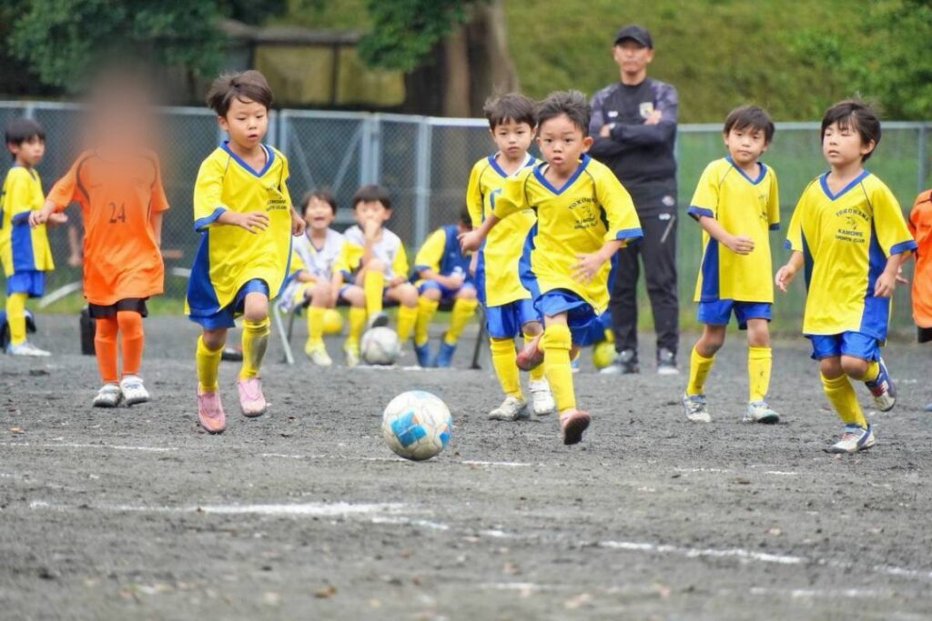 かもめSC子どもたちの試合風景