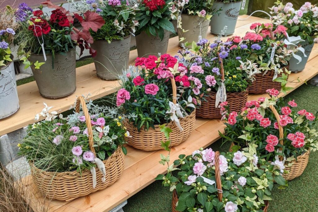 エフルールさん提供の花籠